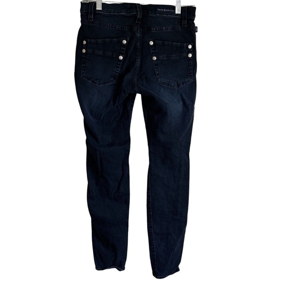 Rock Republic/10M Deep Navy Stretch Straight Leg Jeans “Kashmere” - Picture 4 of 4